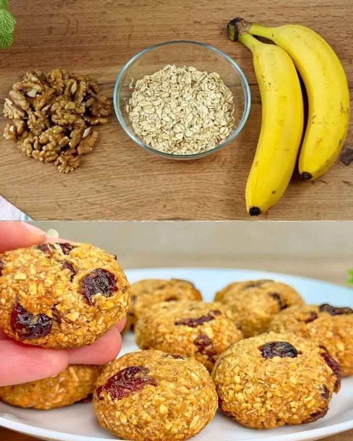 Barrette di Colazione con Avena, Noci, Cranberries e Banana
