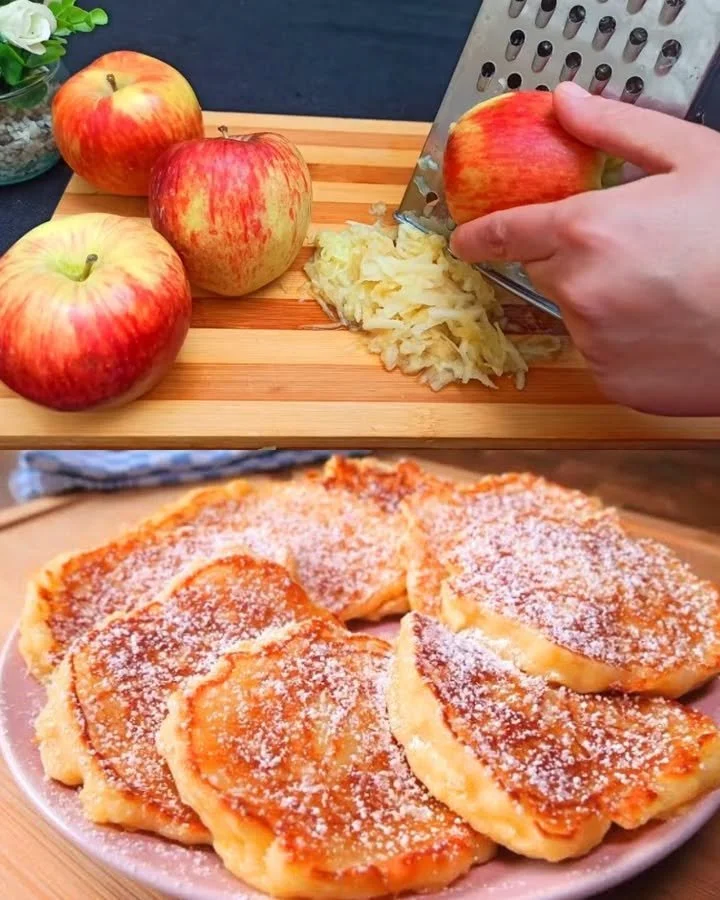 Pancake al Forno con Avena e Banana pronto per essere servito