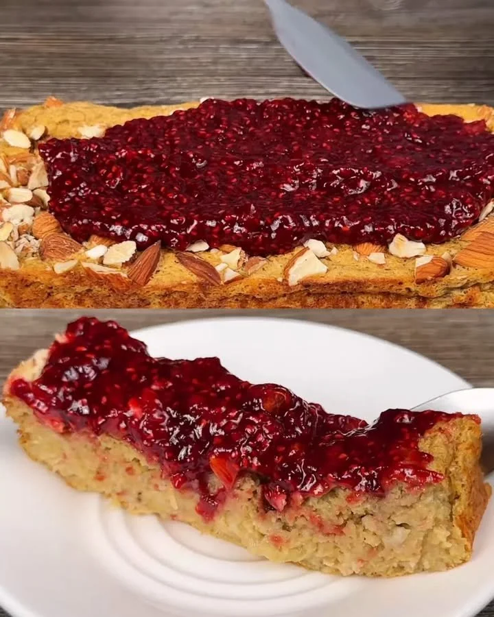 Torta di Mele e Avena, dolce sano e soffice con mele fresche e avena.